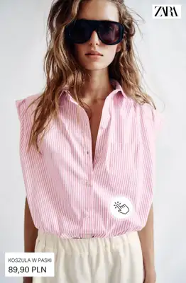 Zara - gazetka promocyjna Koszule w paski od niedzieli 19.07  - strona 3
