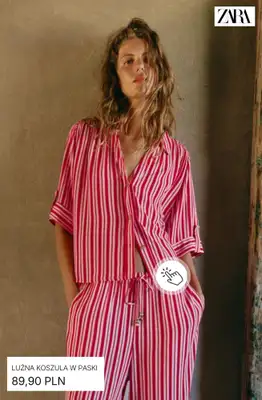 Zara - gazetka promocyjna Koszule w paski od niedzieli 19.07  - strona 8