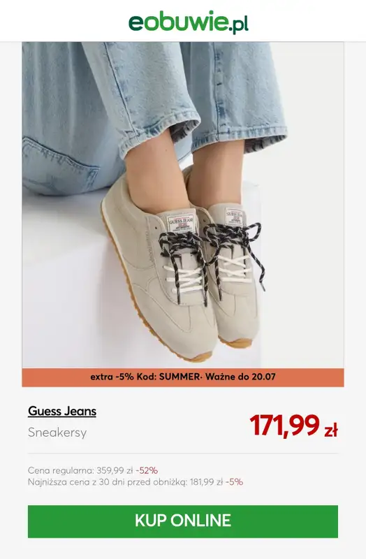 eobuwie.pl - gazetka promocyjna Do -25% przy zakupie min. 2 rzeczy od piątku 17.07 do poniedziałku 20.07 - strona 5