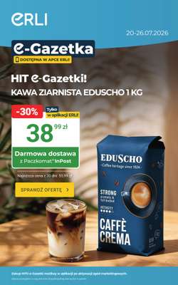 ERLI - gazetka promocyjna Uzupełnij zapasy – taniej z Erli! od poniedziałku 20.07 do niedzieli 26.07