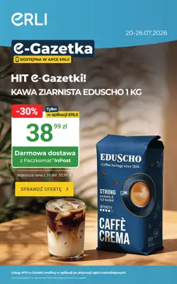 ERLI - gazetka promocyjna Uzupełnij zapasy – taniej z Erli! od poniedziałku 20.07 do niedzieli 26.07