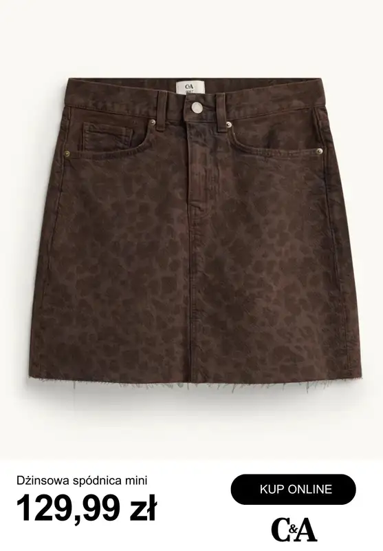 C&A - gazetka promocyjna Spódnice jeansowe od soboty 18.07  - strona 6