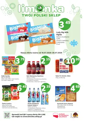 Limonka - gazetka promocyjna Gazetka od piątku 17.07 do niedzieli 26.07