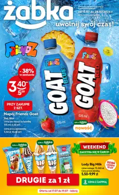 Żabka - gazetka promocyjna Gazetka od środy 15.07 do wtorku 28.07