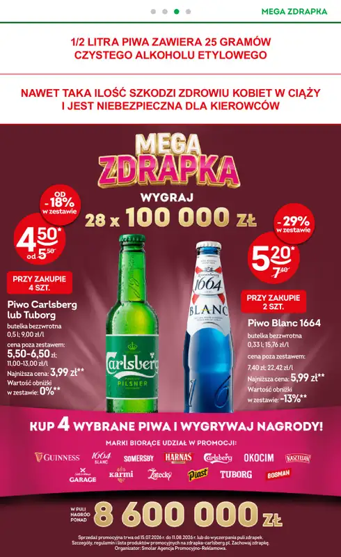 Żabka - gazetka promocyjna Gazetka od środy 15.07 do wtorku 28.07 - strona 18