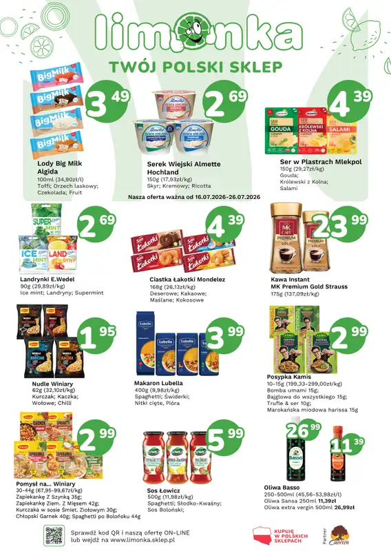 Limonka - gazetka promocyjna Plakaty promocyjne od piątku 17.07 do niedzieli 26.07 - strona 2