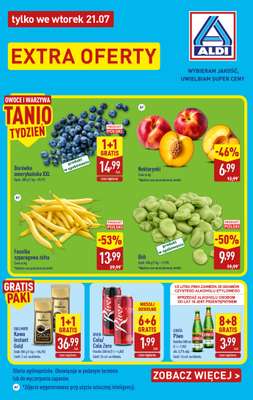 Aldi - gazetka promocyjna Extra oferty tylko we wtorek w Aldi! od wtorku 21.07 do wtorku 21.07