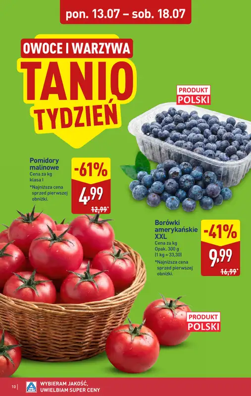 Aldi - gazetka promocyjna Pełny katalog! od poniedziałku 13.07 do soboty 18.07 - strona 10