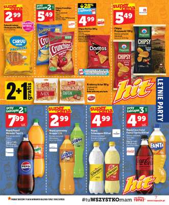 TOPAZ - gazetka promocyjna Gazetka od czwartku 23.07 do środy 29.07 - strona 7