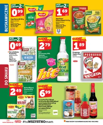TOPAZ - gazetka promocyjna Gazetka od czwartku 23.07 do środy 29.07 - strona 28