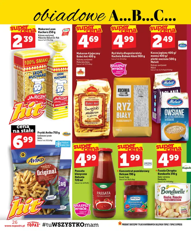TOPAZ - gazetka promocyjna Gazetka od czwartku 23.07 do środy 29.07 - strona 26