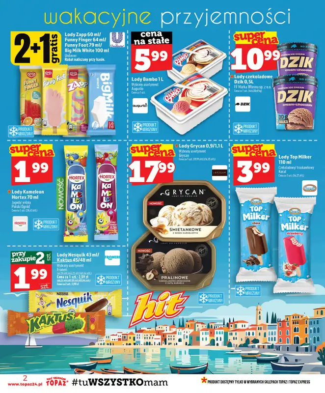 TOPAZ - gazetka promocyjna Gazetka od czwartku 23.07 do środy 29.07 - strona 2