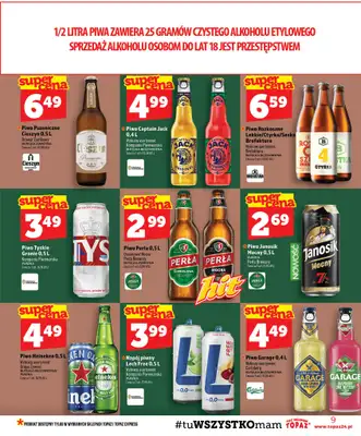 TOPAZ - gazetka promocyjna Gazetka od czwartku 23.07 do środy 29.07 - strona 9