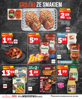 TOPAZ - gazetka promocyjna Gazetka od czwartku 23.07 do środy 29.07 - strona 4