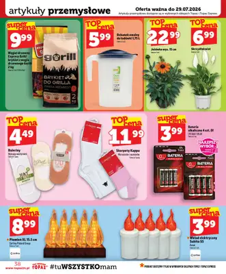 TOPAZ - gazetka promocyjna Gazetka od czwartku 23.07 do środy 29.07 - strona 38