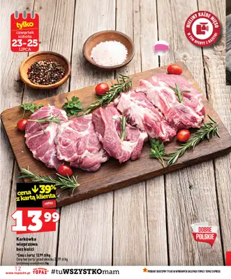 TOPAZ - gazetka promocyjna Gazetka od czwartku 23.07 do środy 29.07 - strona 12