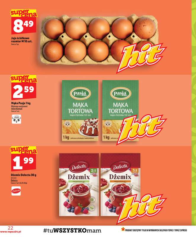 TOPAZ - gazetka promocyjna Gazetka od czwartku 23.07 do środy 29.07 - strona 22