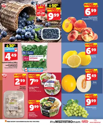 TOPAZ - gazetka promocyjna Gazetka od czwartku 23.07 do środy 29.07 - strona 15