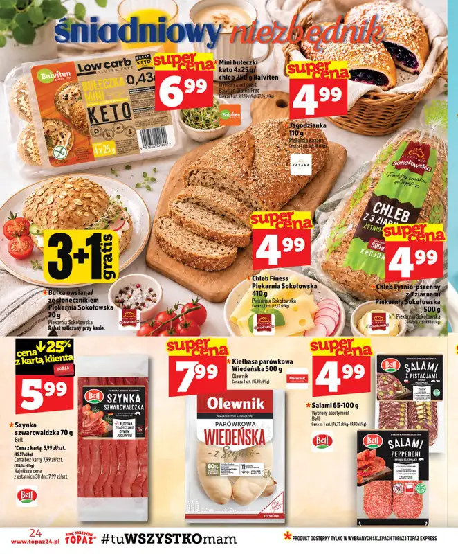TOPAZ - gazetka promocyjna Gazetka od czwartku 23.07 do środy 29.07 - strona 24