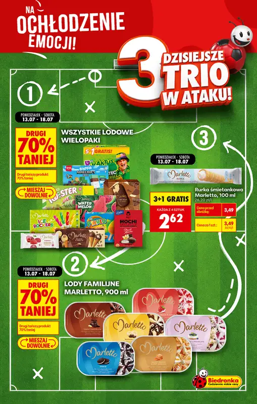 Biedronka - gazetka promocyjna Weekendowe kibicowanie od piątku 17.07 do soboty 18.07 - strona 4