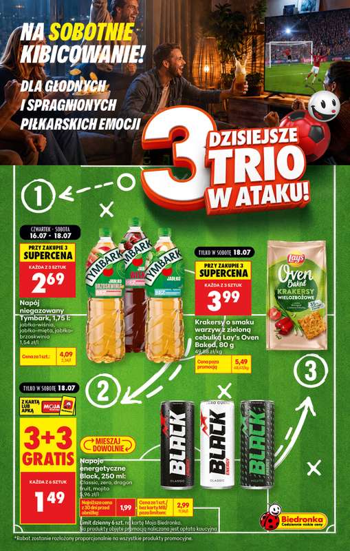 Biedronka - gazetka promocyjna Weekendowe kibicowanie od piątku 17.07 do soboty 18.07 - strona 5