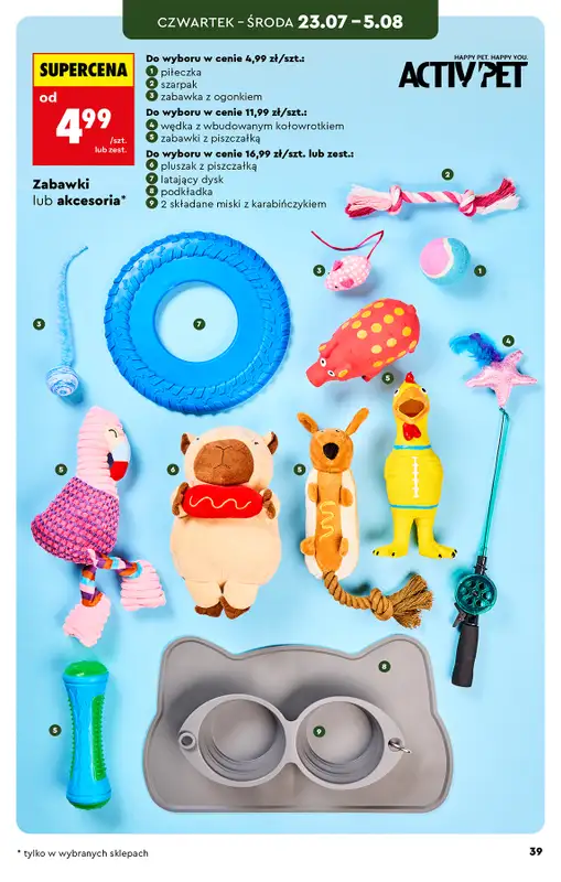 Biedronka - gazetka promocyjna Hity i inspiracje, od 20.07 od poniedziałku 20.07 do środy 05.08 - strona 43