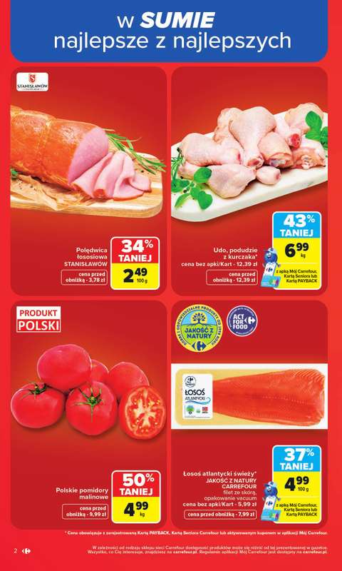 Carrefour - gazetka promocyjna Gazetka Carrefour od poniedziałku od poniedziałku 20.07 do soboty 25.07 - strona 4