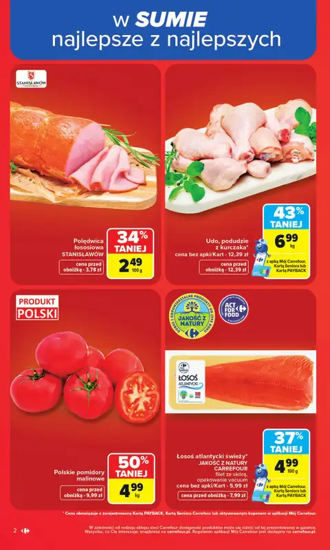 Carrefour - gazetka promocyjna Gazetka Carrefour od poniedziałku od poniedziałku 20.07 do soboty 25.07 - strona 4