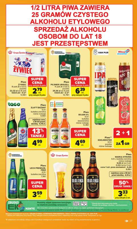 Carrefour - gazetka promocyjna Gazetka Carrefour od poniedziałku od poniedziałku 20.07 do soboty 25.07 - strona 29