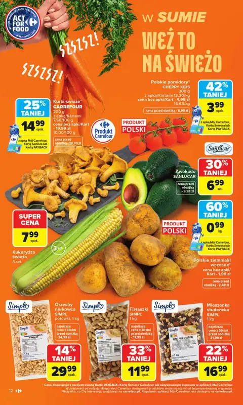Carrefour - gazetka promocyjna Gazetka Carrefour od poniedziałku od poniedziałku 20.07 do soboty 25.07 - strona 14