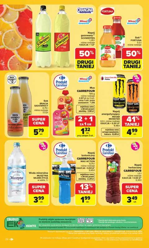 Carrefour - gazetka promocyjna Gazetka Carrefour od poniedziałku od poniedziałku 20.07 do soboty 25.07 - strona 28