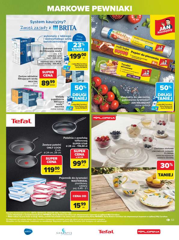 Carrefour - gazetka promocyjna Gazetka Markowe pewniaki od poniedziałku 20.07 do soboty 01.08 - strona 53