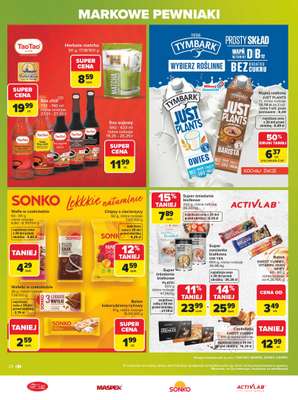 Carrefour - gazetka promocyjna Gazetka Markowe pewniaki od poniedziałku 20.07 do soboty 01.08 - strona 28