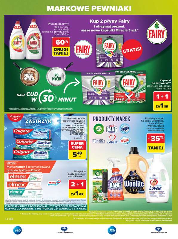 Carrefour - gazetka promocyjna Gazetka Markowe pewniaki od poniedziałku 20.07 do soboty 01.08 - strona 44