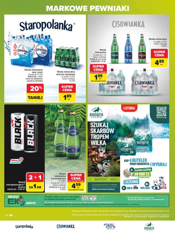 Carrefour - gazetka promocyjna Gazetka Markowe pewniaki  do soboty 01.08 - strona 40