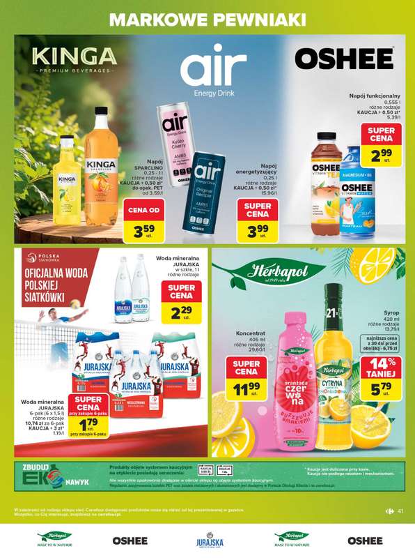 Carrefour - gazetka promocyjna Gazetka Markowe pewniaki  do soboty 01.08 - strona 41