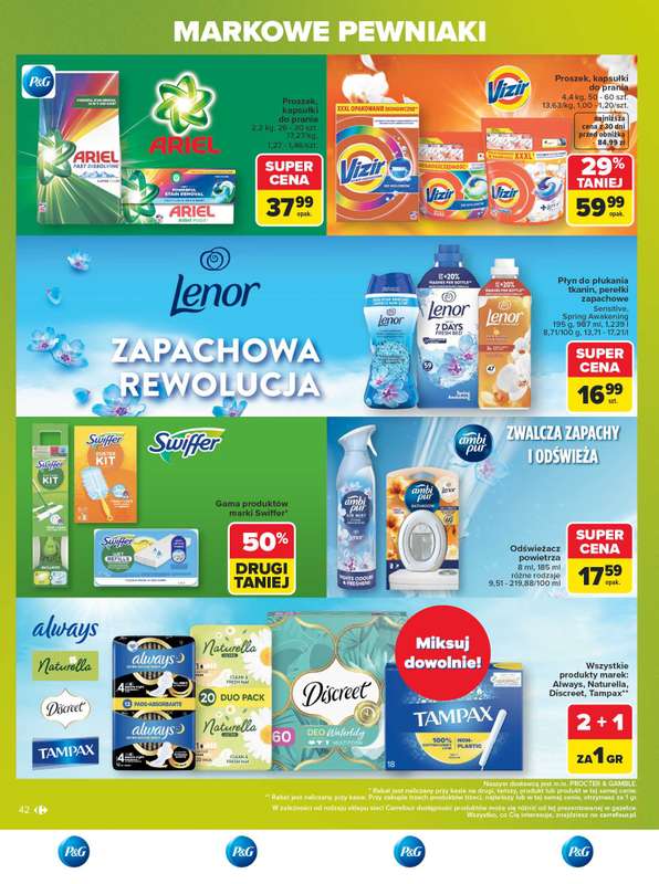 Carrefour - gazetka promocyjna Gazetka Markowe pewniaki od poniedziałku 20.07 do soboty 01.08 - strona 42