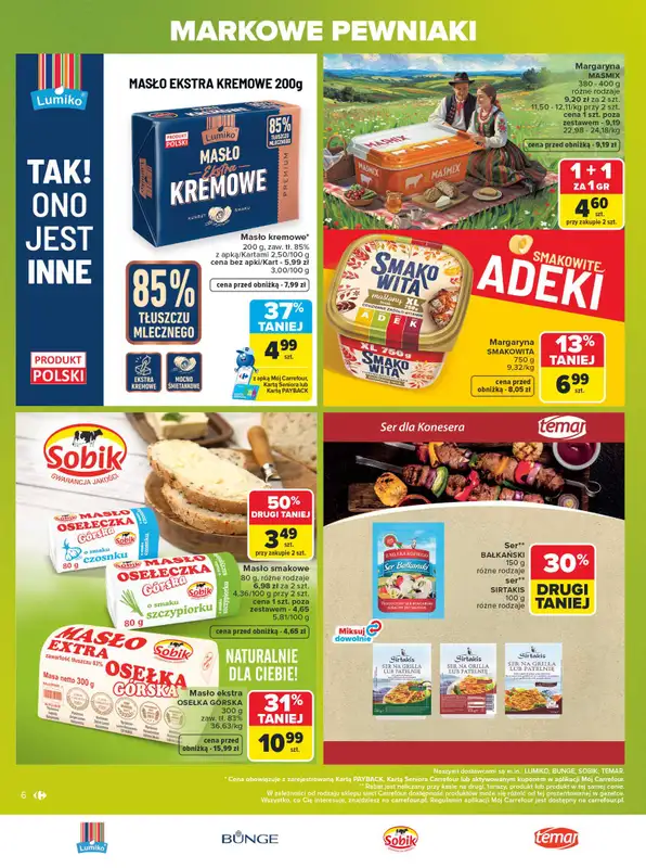 Carrefour - gazetka promocyjna Gazetka Markowe pewniaki od poniedziałku 20.07 do soboty 01.08 - strona 6