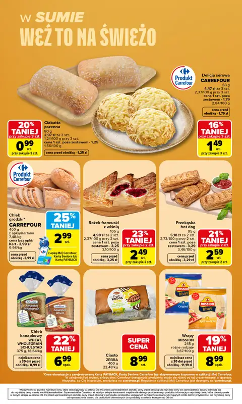 Carrefour - gazetka promocyjna Gazetka Weź to na świeżo od poniedziałku 20.07 do soboty 25.07 - strona 6