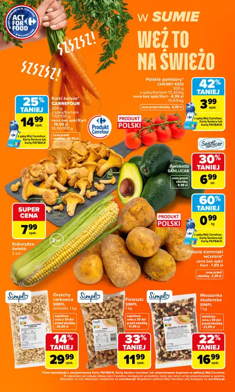 Carrefour - gazetka promocyjna Gazetka Weź to na świeżo od poniedziałku 20.07 do soboty 25.07 - strona 4