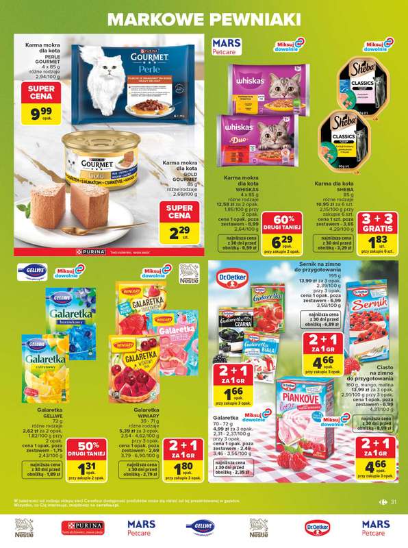 Carrefour Market - gazetka promocyjna Gazetka Markowe pewniaki od poniedziałku 20.07 do soboty 01.08 - strona 31