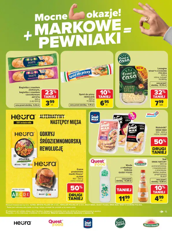 Carrefour Market - gazetka promocyjna Gazetka Markowe pewniaki od poniedziałku 20.07 do soboty 01.08 - strona 15