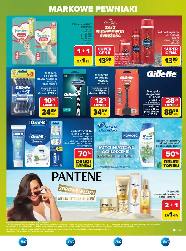 Carrefour Market - gazetka promocyjna Gazetka Markowe pewniaki od poniedziałku 20.07 do soboty 01.08 - strona 43