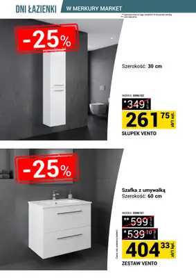 Merkury Market - gazetka promocyjna Gazetka Dni łazienki od soboty 18.07 do niedzieli 26.07 - strona 12