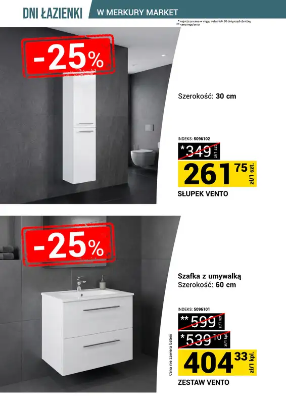 Merkury Market - gazetka promocyjna Gazetka Dni łazienki od soboty 18.07 do niedzieli 26.07 - strona 12