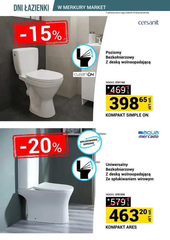 Merkury Market - gazetka promocyjna Gazetka Dni łazienki od soboty 18.07 do niedzieli 26.07 - strona 14