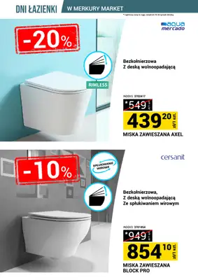 Merkury Market - gazetka promocyjna Gazetka Dni łazienki od soboty 18.07 do niedzieli 26.07 - strona 15