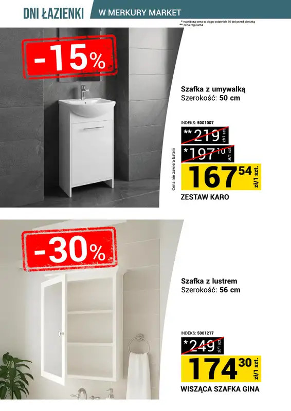 Merkury Market - gazetka promocyjna Gazetka Dni łazienki od soboty 18.07 do niedzieli 26.07 - strona 9