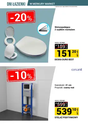 Merkury Market - gazetka promocyjna Gazetka Dni łazienki od soboty 18.07 do niedzieli 26.07 - strona 13