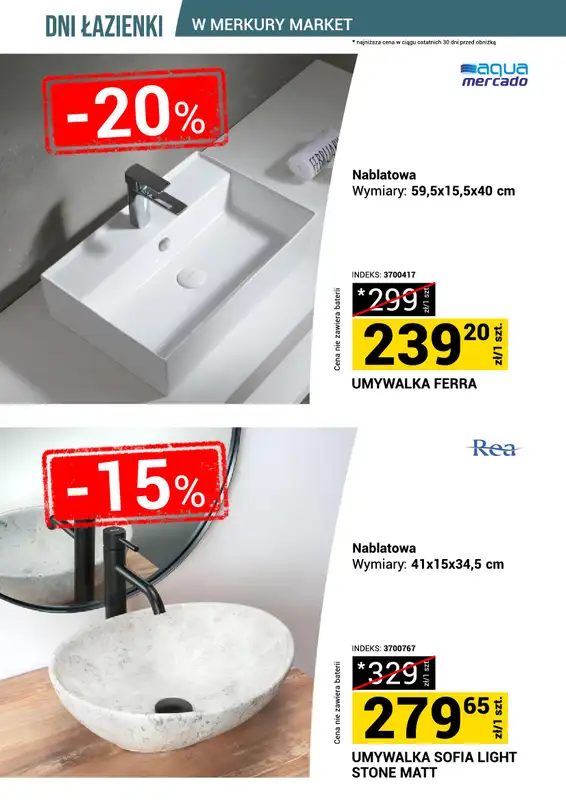 Merkury Market - gazetka promocyjna Gazetka Dni łazienki od soboty 18.07 do niedzieli 26.07 - strona 17